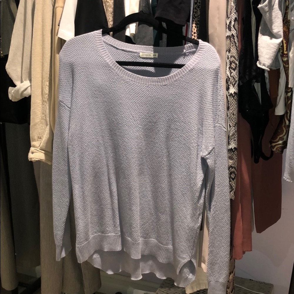 Cotton On Light Blue Knit Sweater